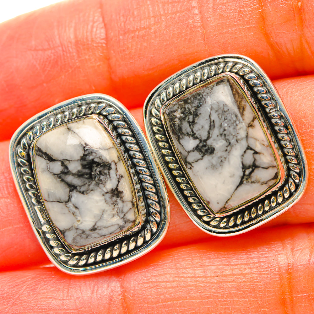 Pinolith Jasper Earrings handcrafted by Anasilvercos - EARR429301