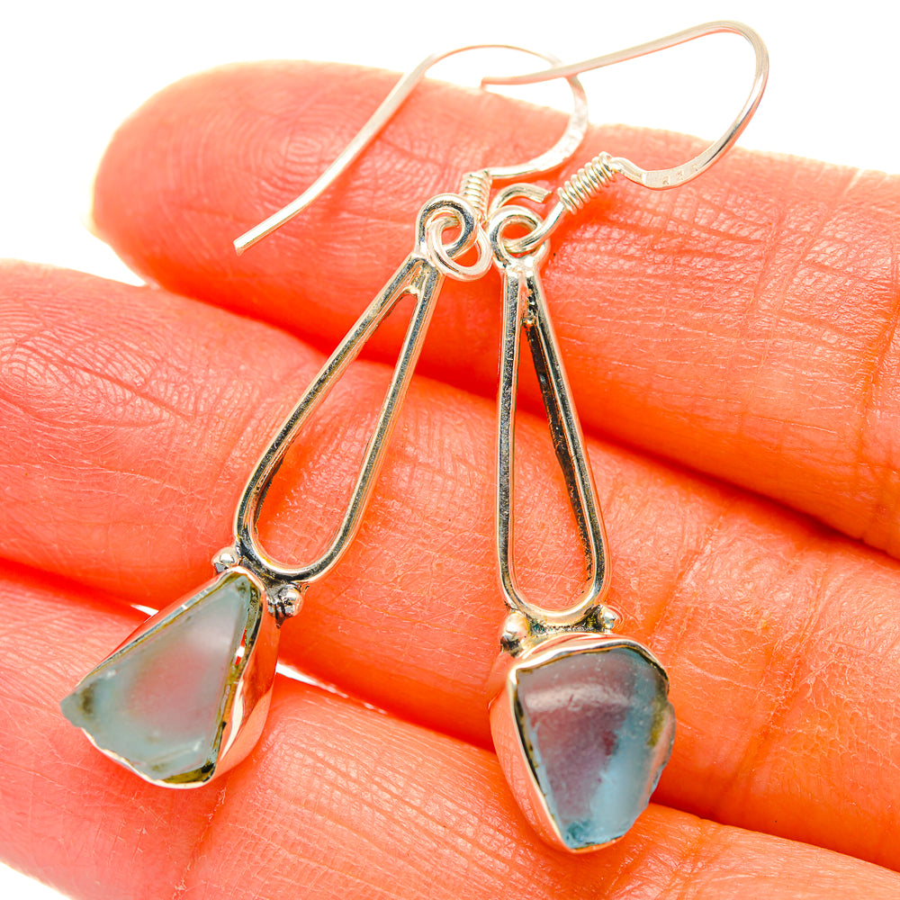 Aquamarine Earrings handcrafted by Anasilvercos - EARR429308