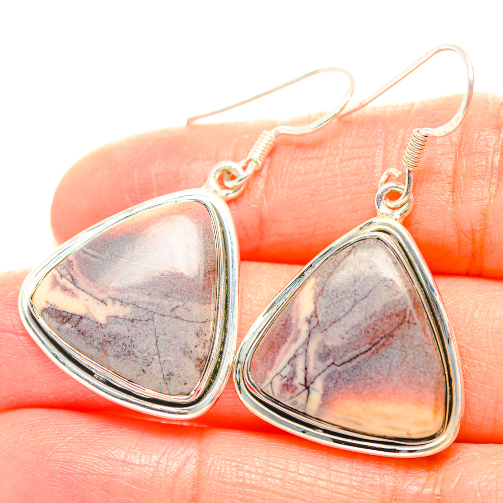 Butterfly Jasper Earrings handcrafted by Anasilvercos - EARR429345