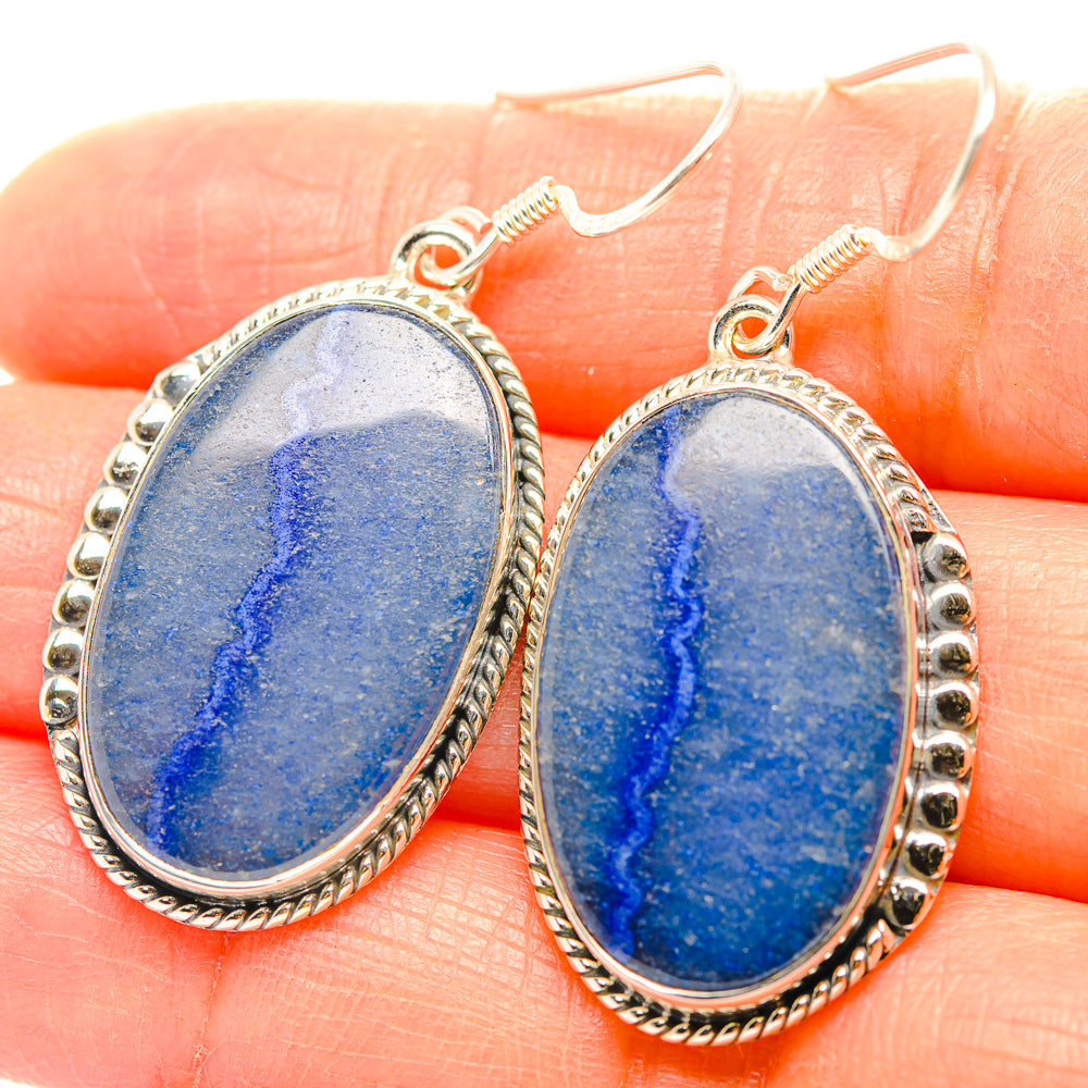 Sodalite Earrings handcrafted by Anasilvercos - EARR429358