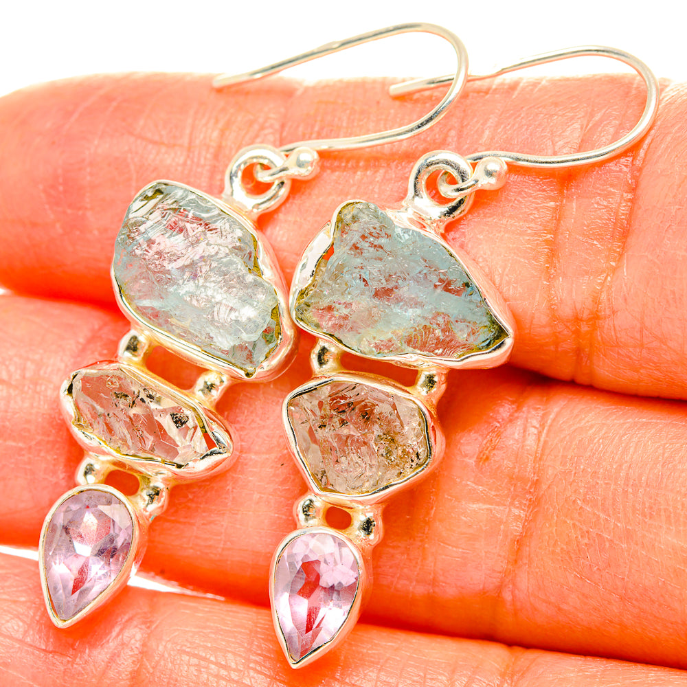 Aquamarine Earrings handcrafted by Anasilvercos - EARR429368