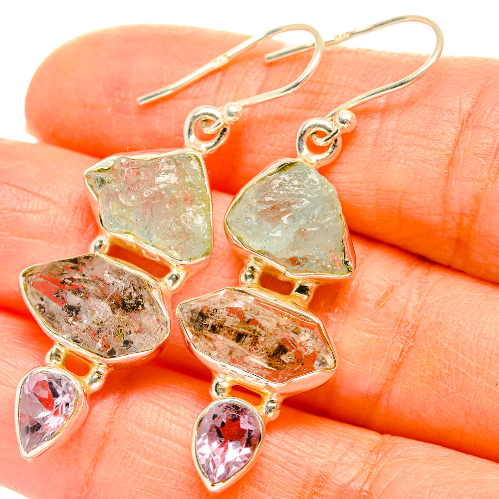 Aquamarine Earrings handcrafted by Anasilvercos - EARR429402