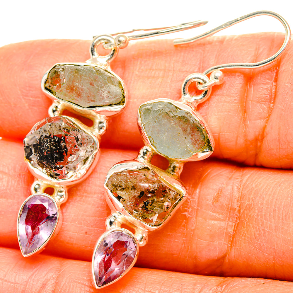 Aquamarine Earrings handcrafted by Anasilvercos - EARR429412