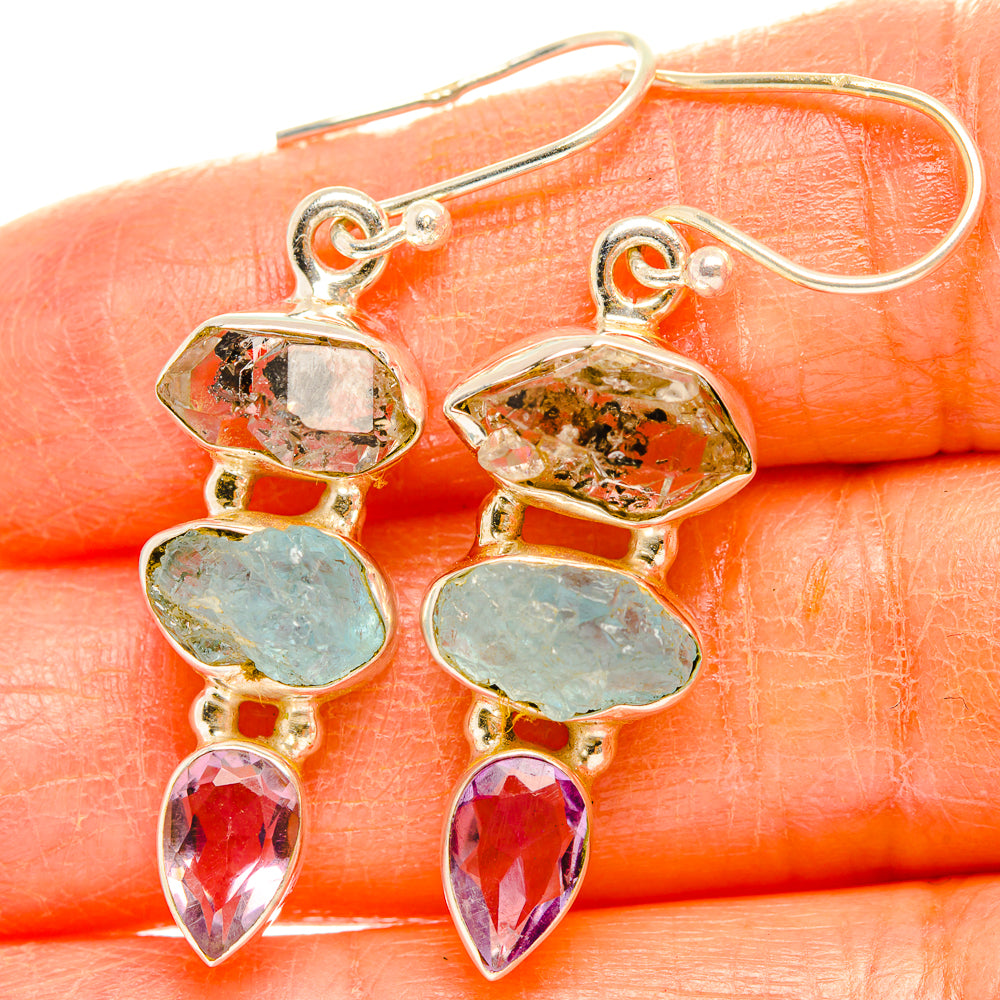 Aquamarine Earrings handcrafted by Anasilvercos - EARR429421