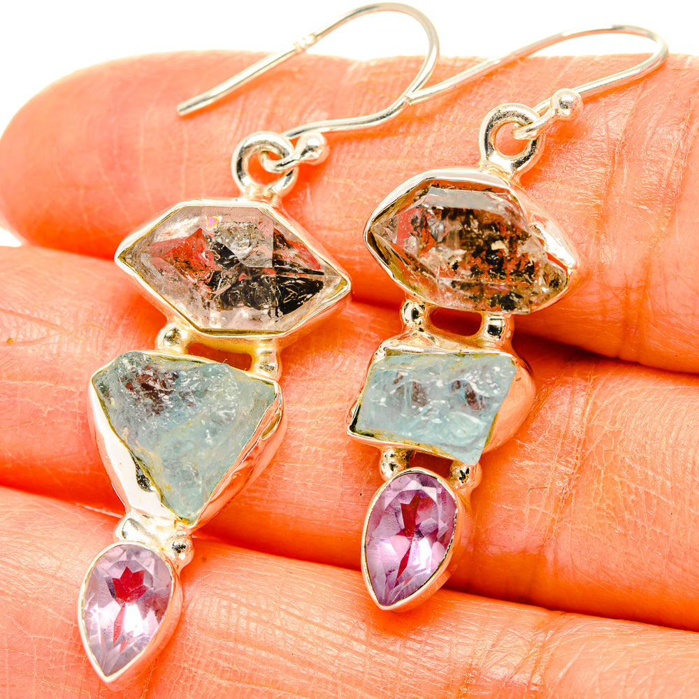 Aquamarine Earrings handcrafted by Anasilvercos - EARR429427