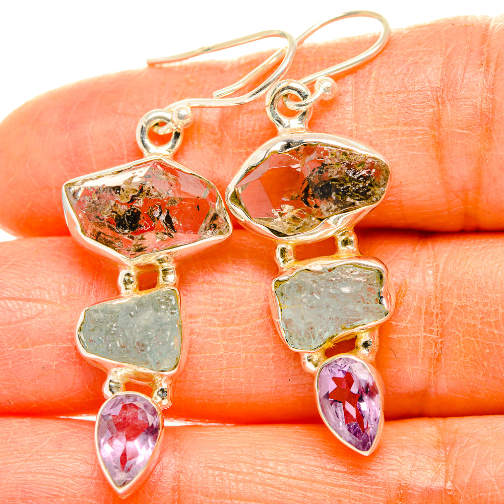 Aquamarine Earrings handcrafted by Anasilvercos - EARR429433