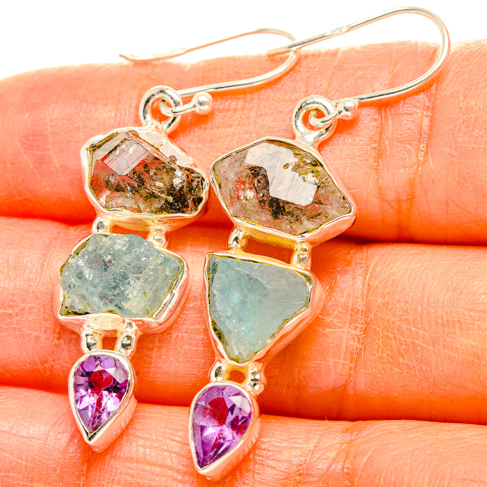Aquamarine Earrings handcrafted by Anasilvercos - EARR429458