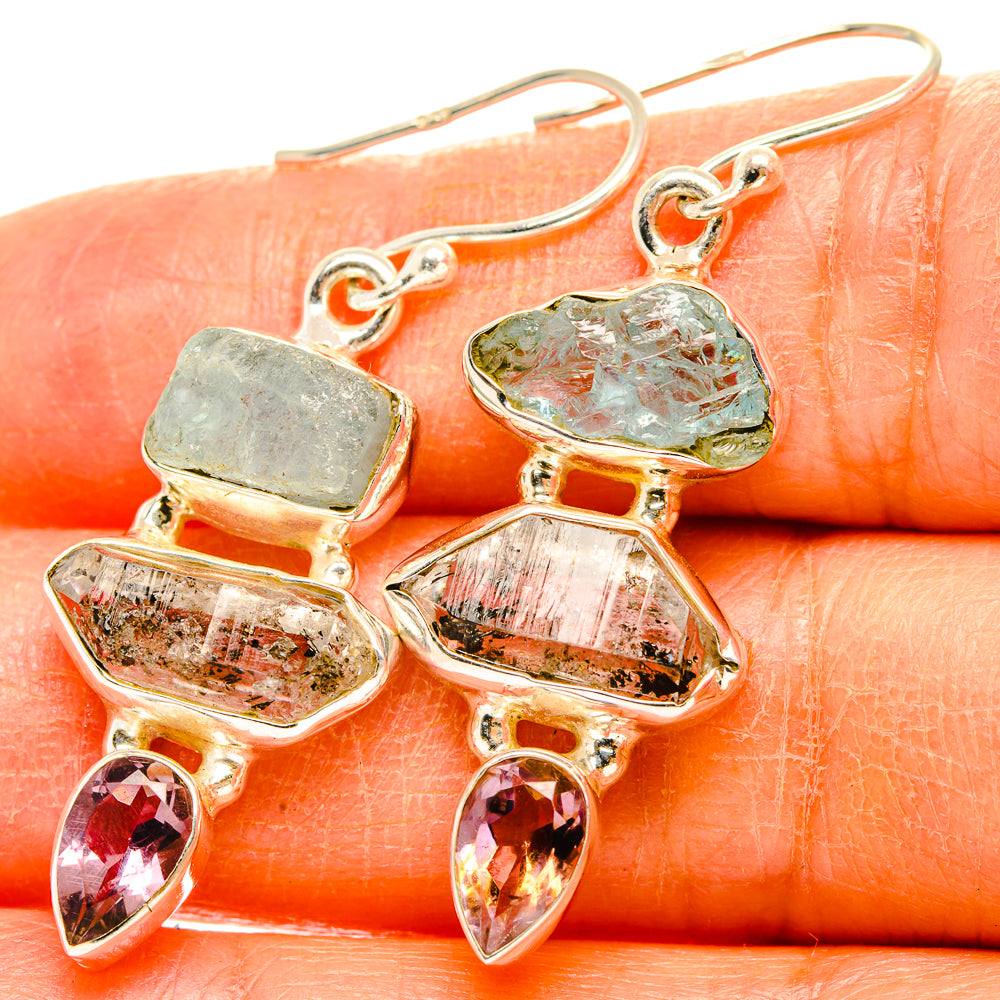 Aquamarine Earrings handcrafted by Anasilvercos - EARR429460