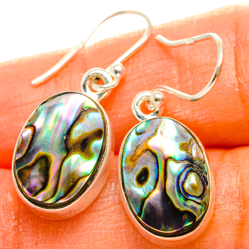 Abalone Shell Earrings handcrafted by Anasilvercos - EARR429518