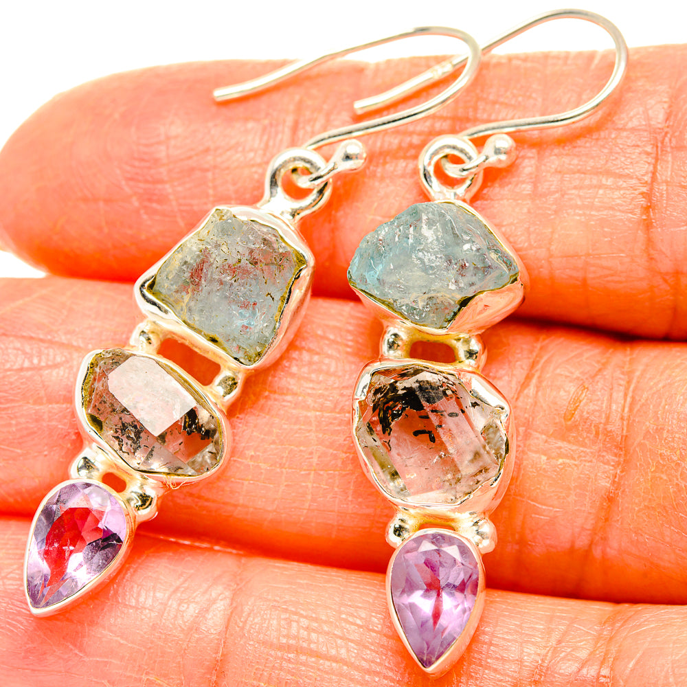 Aquamarine Earrings handcrafted by Anasilvercos - EARR429585