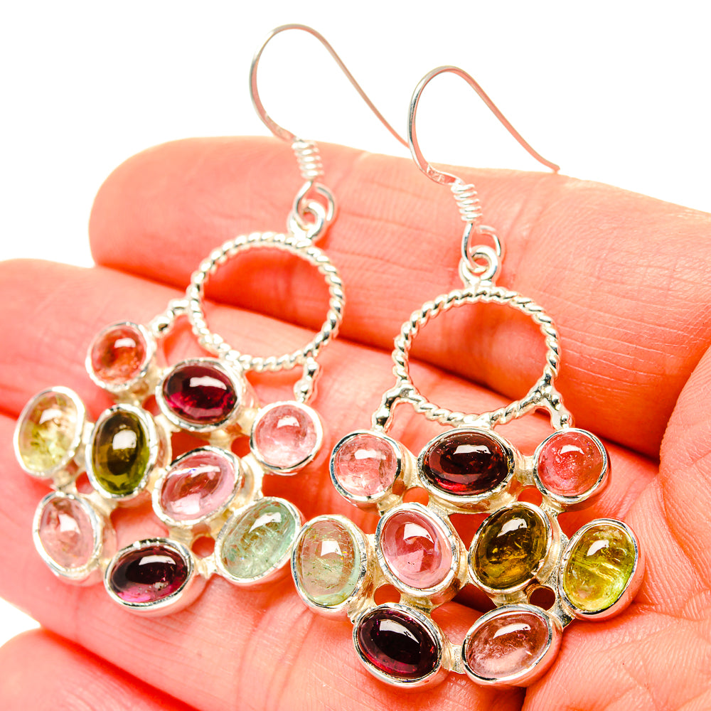 Tourmaline Earrings handcrafted by Anasilvercos - EARR429873