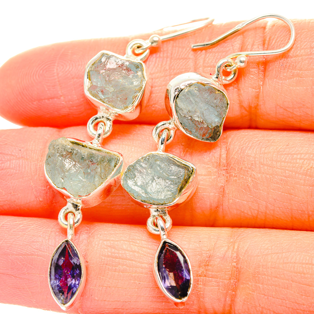 Aquamarine Earrings handcrafted by Anasilvercos - EARR429885