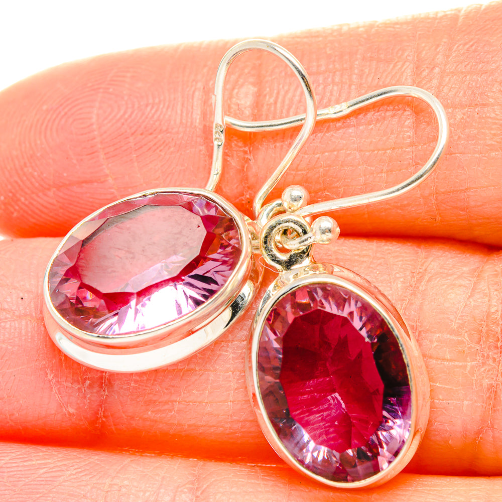 Color Change Alexandrite (Lab.) Earrings handcrafted by Anasilvercos - EARR429889