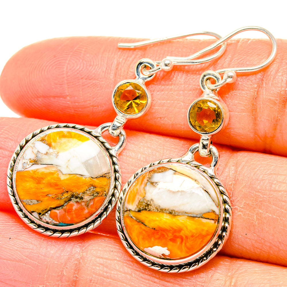 Brecciated Mookaite Earrings handcrafted by Anasilvercos - EARR429898
