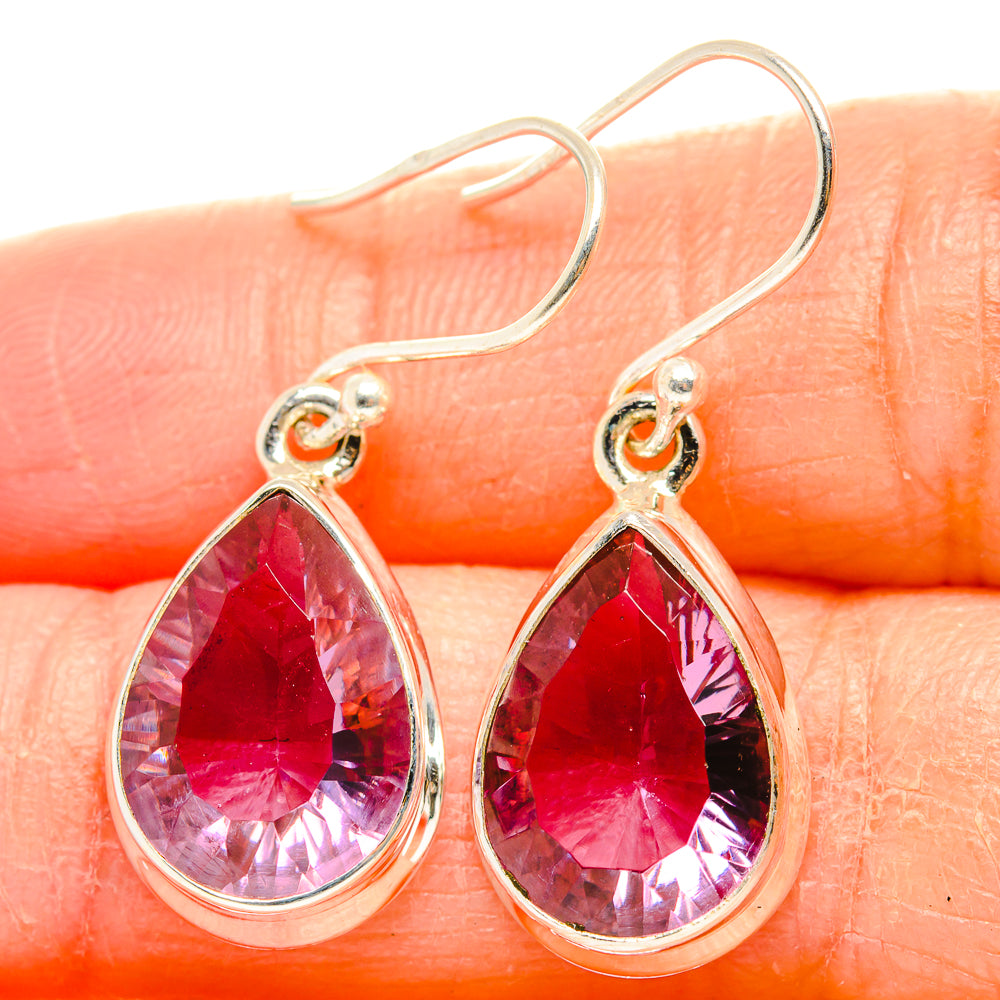 Color Change Alexandrite (Lab.) Earrings handcrafted by Anasilvercos - EARR429903