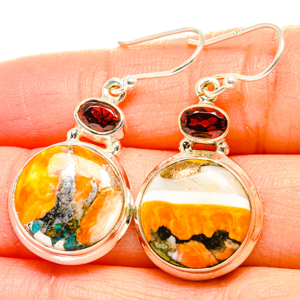 Brecciated Mookaite Earrings handcrafted by Anasilvercos - EARR429915