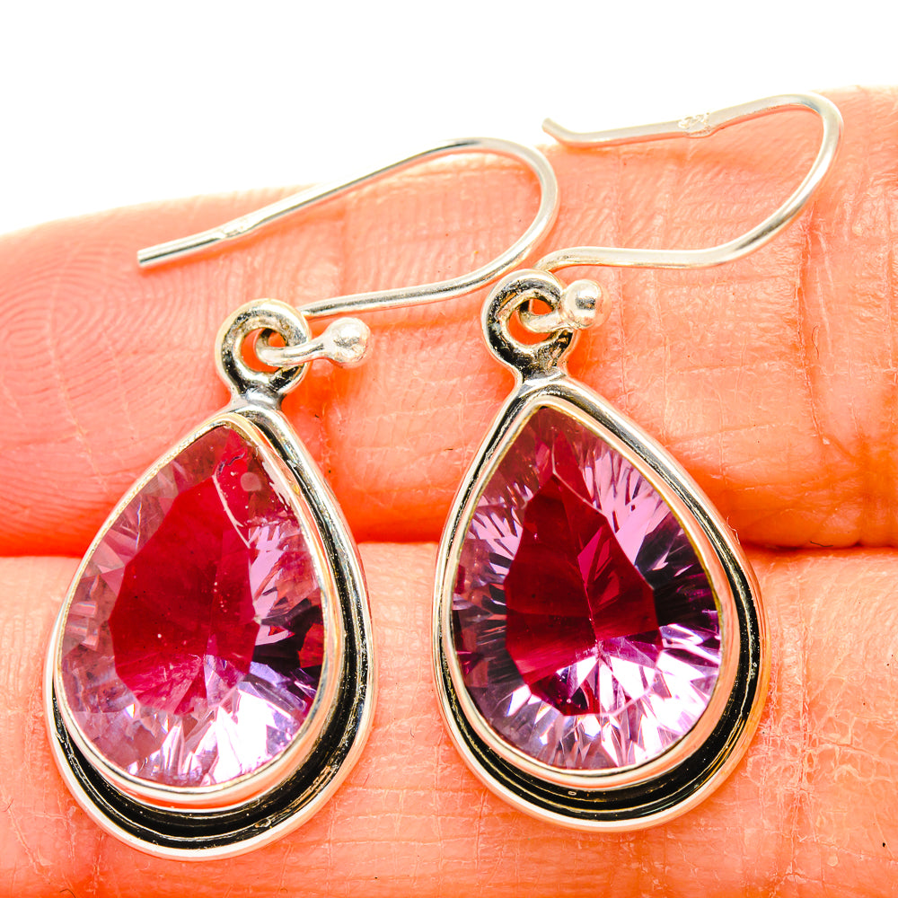 Color Change Alexandrite (Lab.) Earrings handcrafted by Anasilvercos - EARR429921