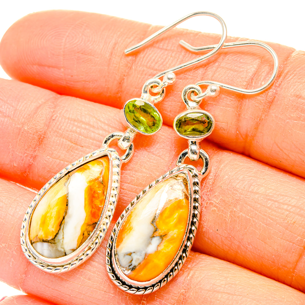 Brecciated Mookaite Earrings handcrafted by Anasilvercos - EARR429927
