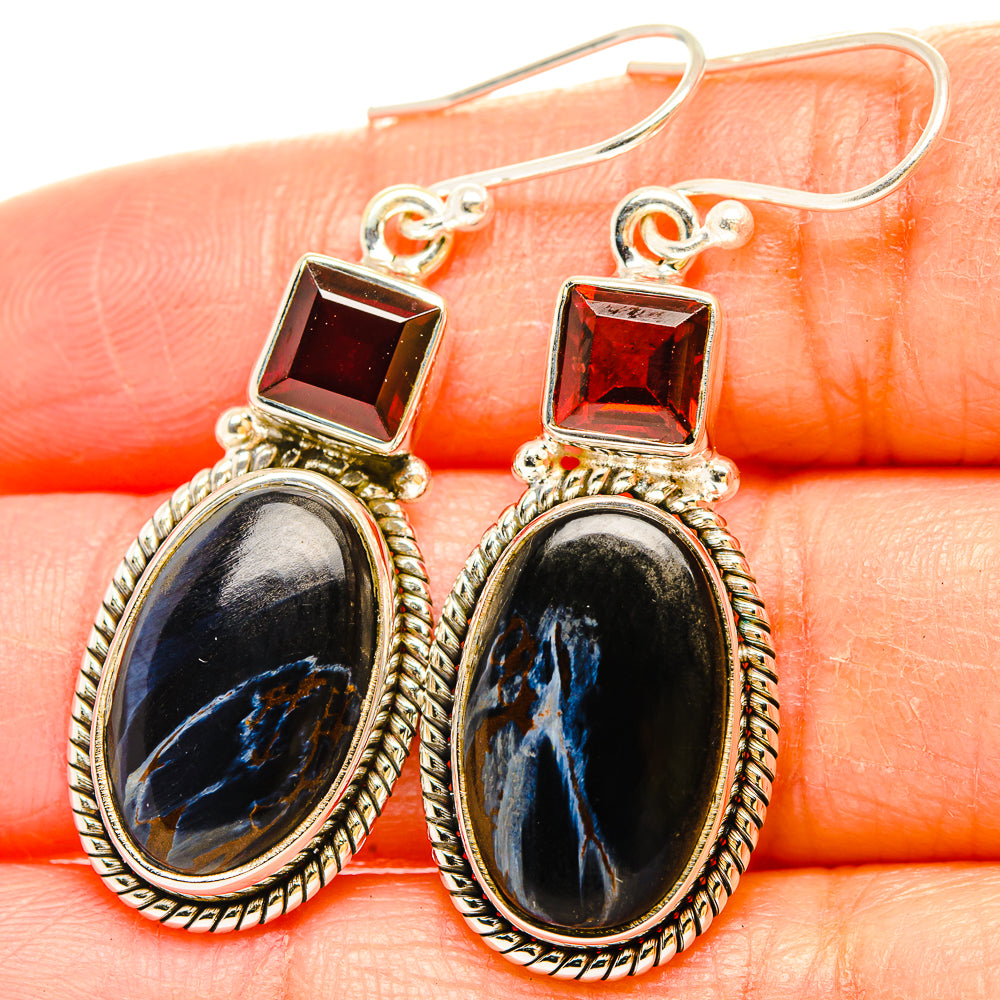 Pietersite Earrings handcrafted by Anasilvercos - EARR429935