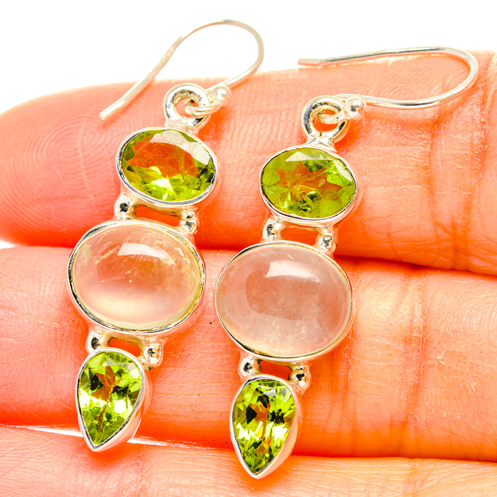 Prehnite Earrings handcrafted by Anasilvercos - EARR429939