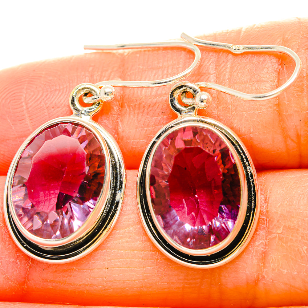 Color Change Alexandrite (Lab.) Earrings handcrafted by Anasilvercos - EARR429944