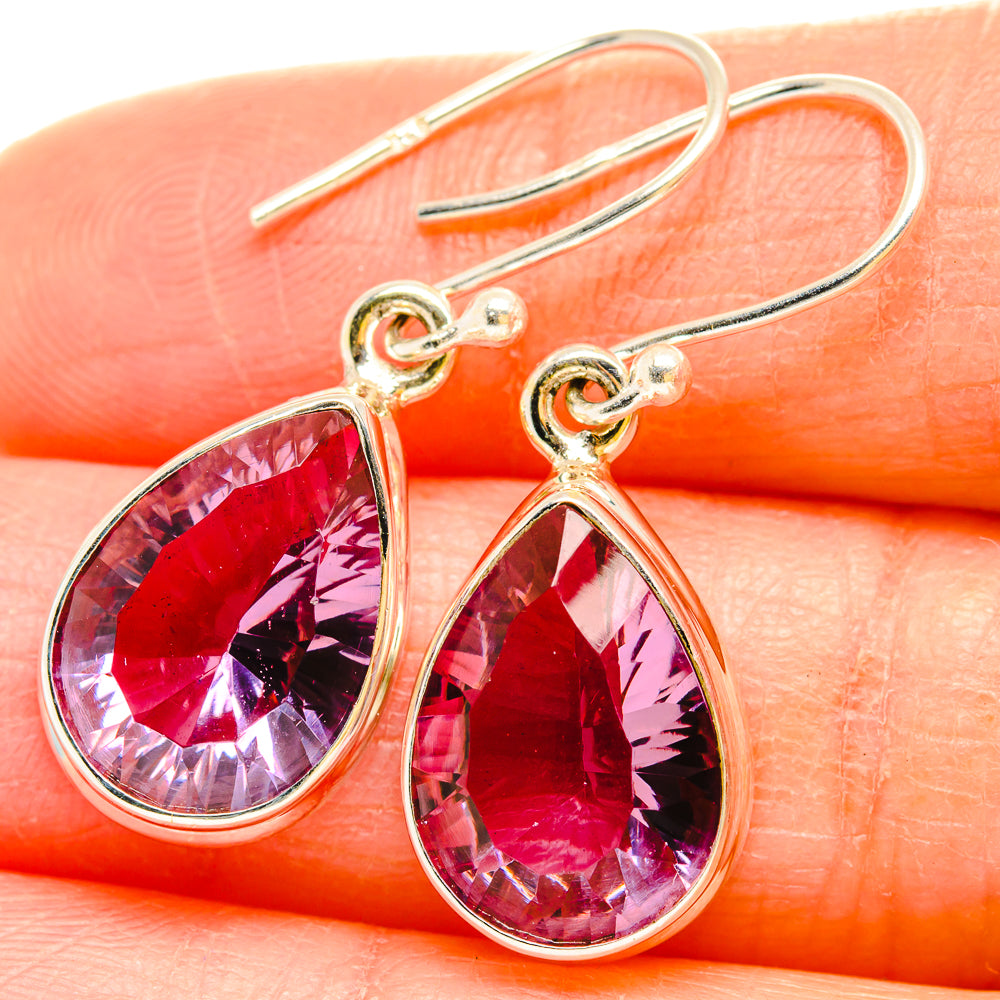 Color Change Alexandrite (Lab.) Earrings handcrafted by Anasilvercos - EARR429947