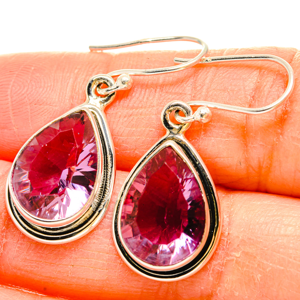 Color Change Alexandrite (Lab.) Earrings handcrafted by Anasilvercos - EARR429959