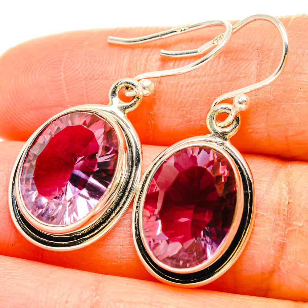 Color Change Alexandrite (Lab.) Earrings handcrafted by Anasilvercos - EARR429961