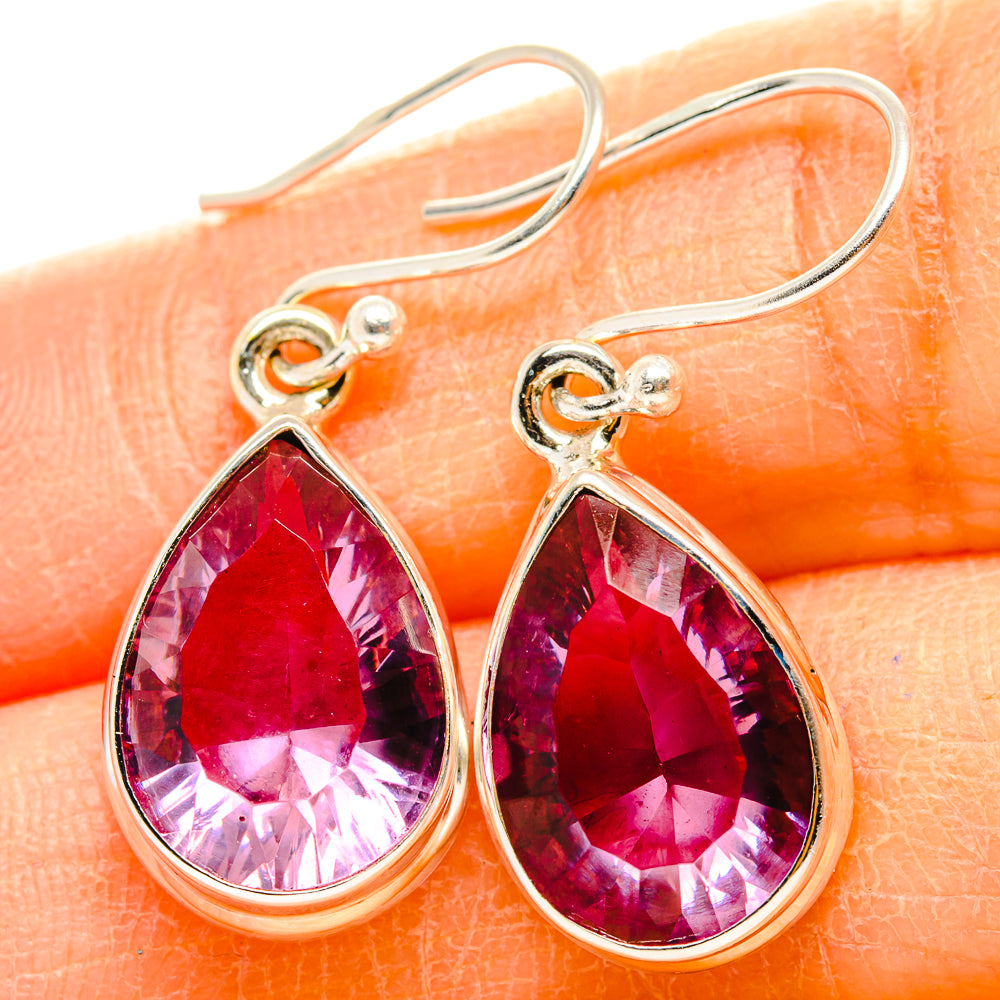 Color Change Alexandrite  (Lab.) Earrings handcrafted by Anasilvercos - EARR429980