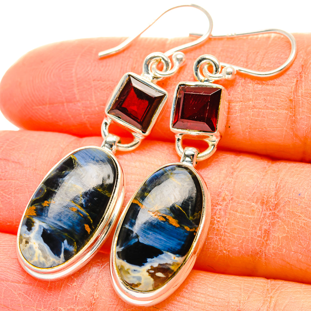 Pietersite Earrings handcrafted by Anasilvercos - EARR429983
