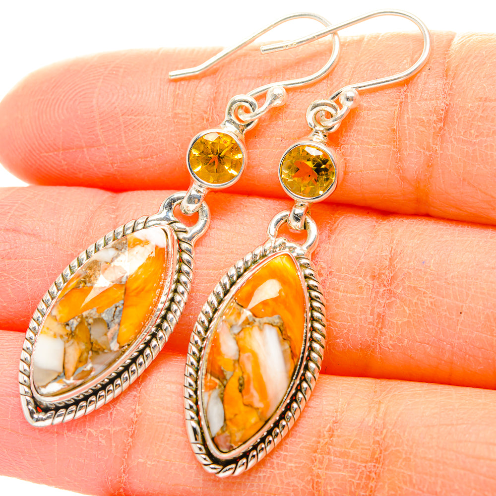 Brecciated Mookaite Earrings handcrafted by Anasilvercos - EARR429993