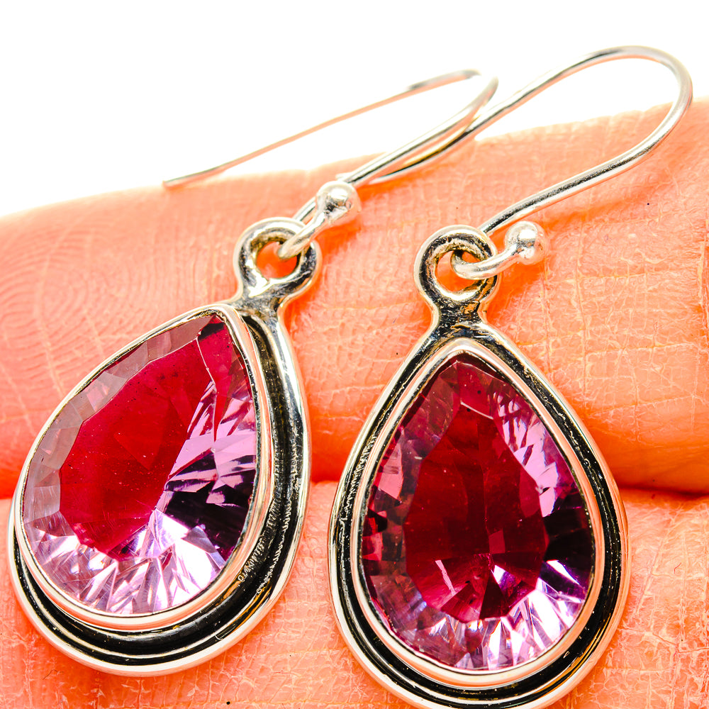 Color Change Alexandrite  (Lab.) Earrings handcrafted by Anasilvercos - EARR430004