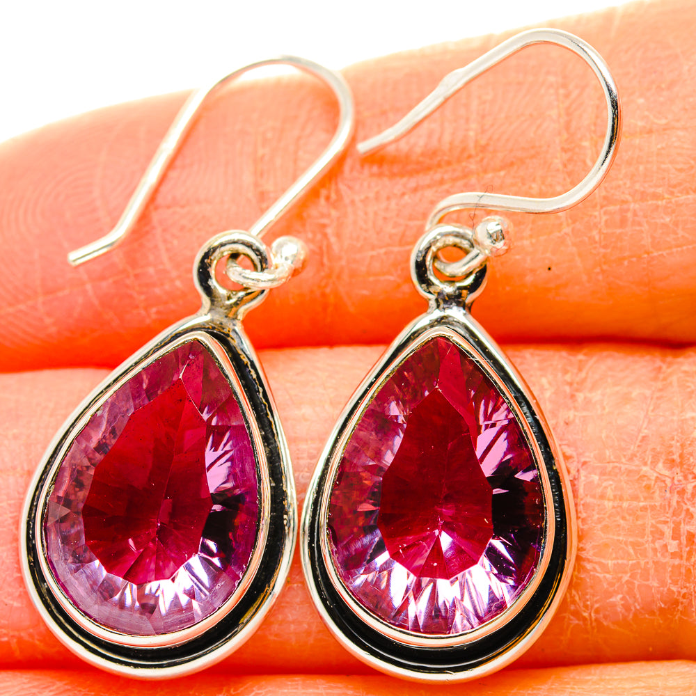 Color Change Alexandrite  (Lab.) Earrings handcrafted by Anasilvercos - EARR430007