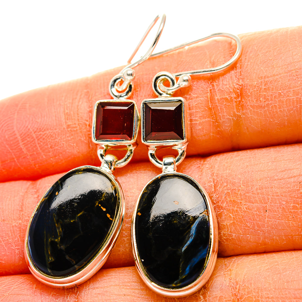 Pietersite Earrings handcrafted by Anasilvercos - EARR430009