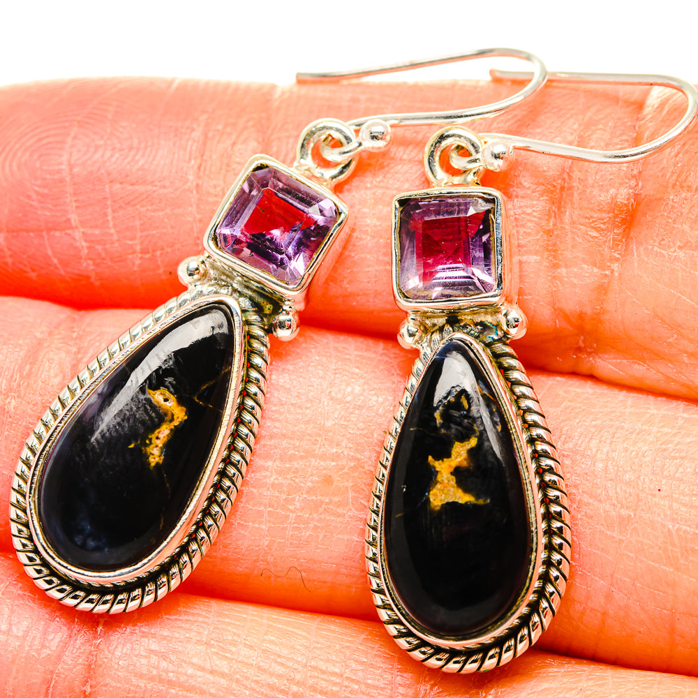 Pietersite Earrings handcrafted by Anasilvercos - EARR430042