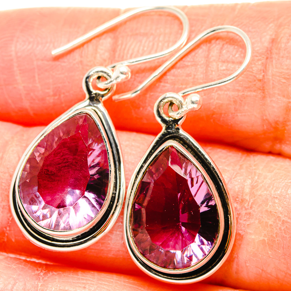 Color Change Alexandrite (Lab.) Earrings handcrafted by Anasilvercos - EARR430070