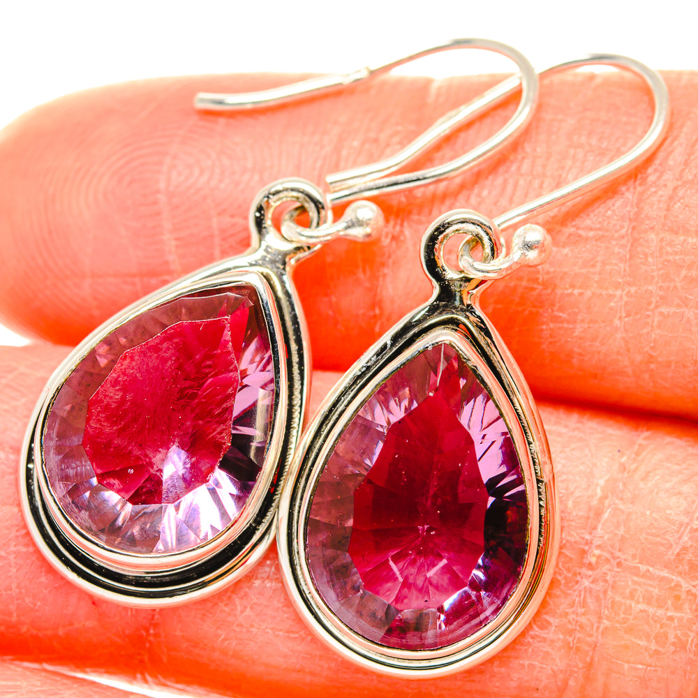 Color Change Alexandrite (Lab.) Earrings handcrafted by Anasilvercos - EARR430072
