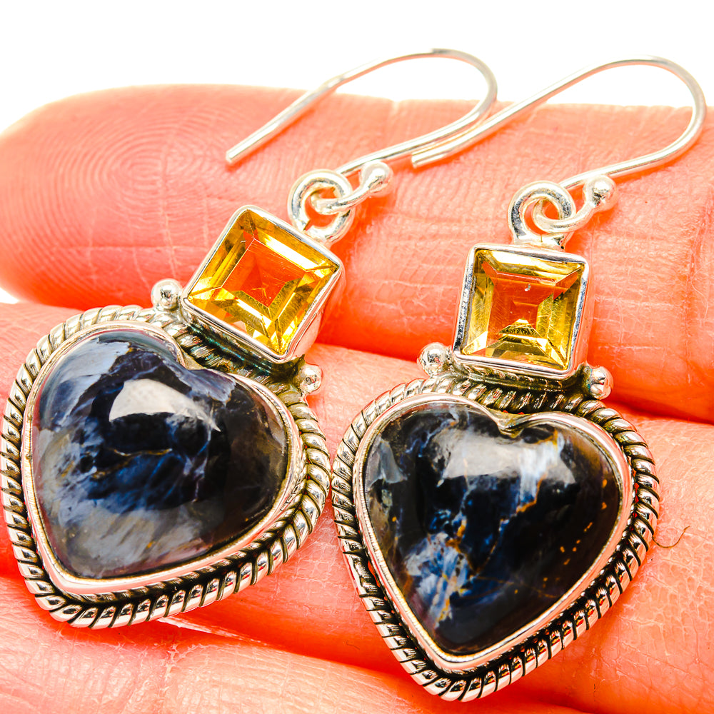 Pietersite Earrings handcrafted by Anasilvercos - EARR430077