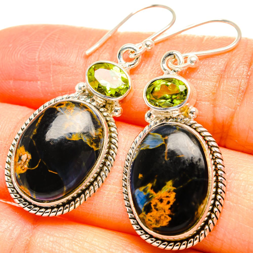 Pietersite Earrings handcrafted by Anasilvercos - EARR430081
