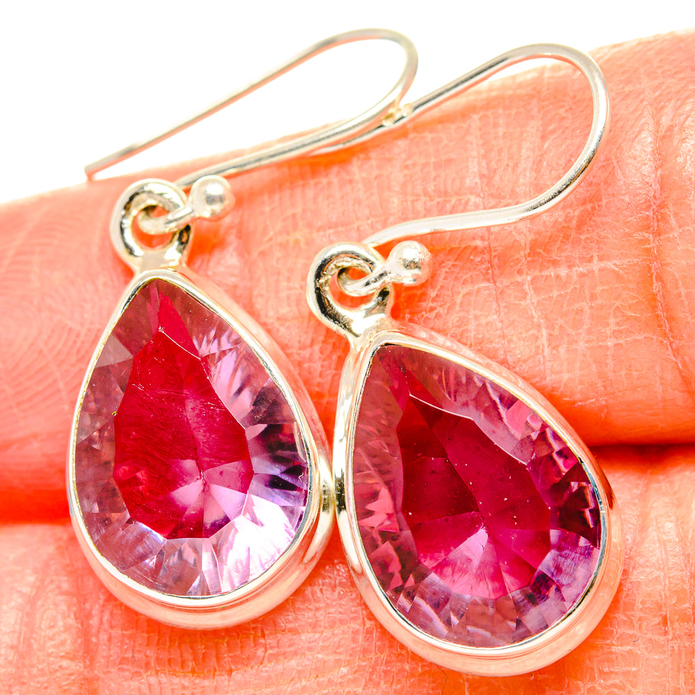 Color Change Alexandrite (Lab.) Earrings handcrafted by Anasilvercos - EARR430137