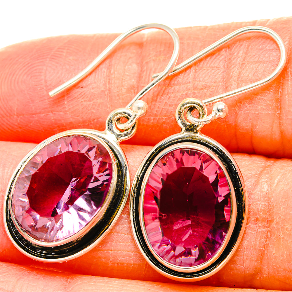 Color Change Alexandrite (Lab.) Earrings handcrafted by Anasilvercos - EARR430145