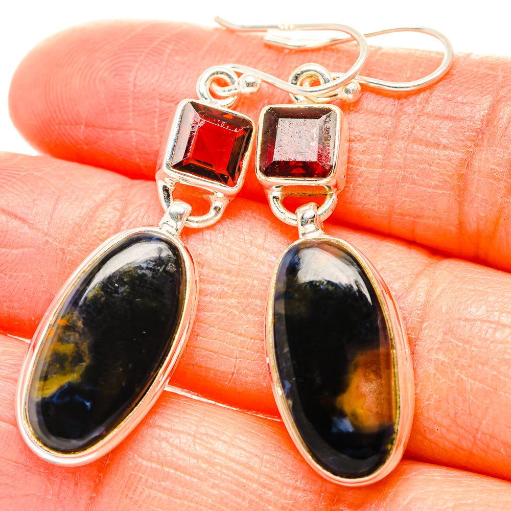 Pietersite Earrings handcrafted by Anasilvercos - EARR430154