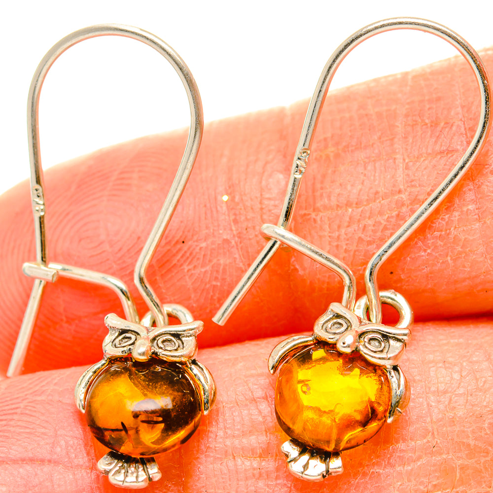 Baltic Amber Earrings handcrafted by Anasilvercos - EARR430160