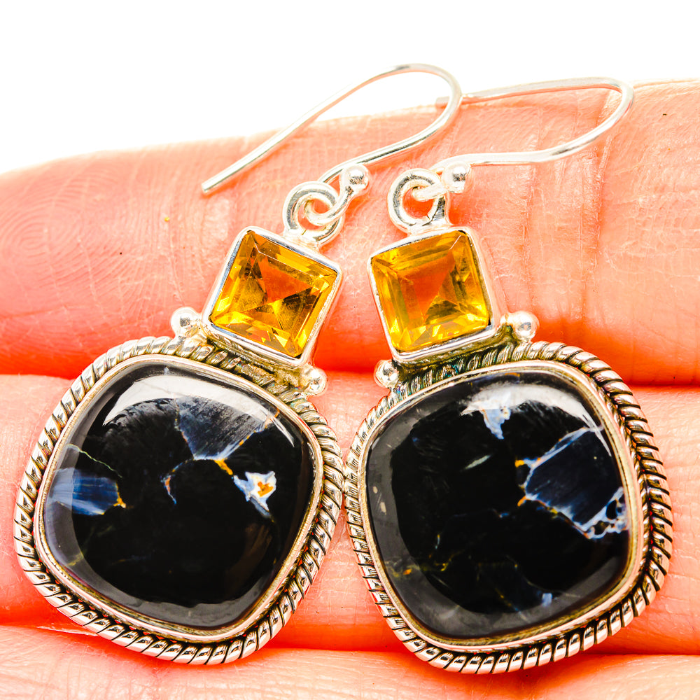 Pietersite Earrings handcrafted by Anasilvercos - EARR430161