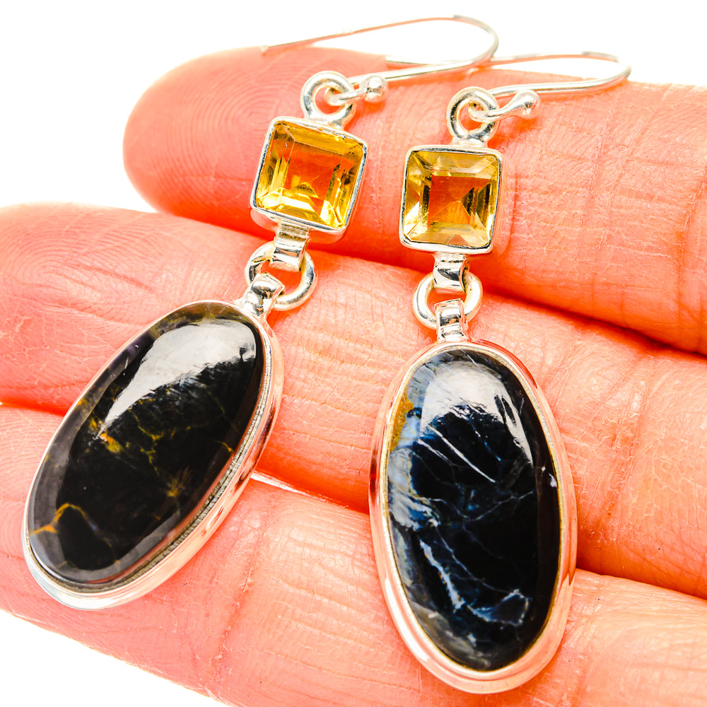 Pietersite Earrings handcrafted by Anasilvercos - EARR430170
