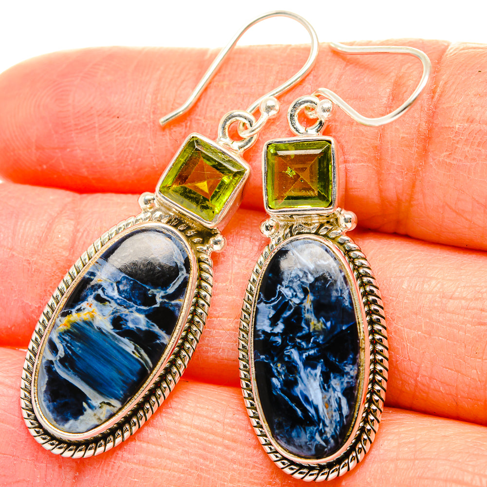 Pietersite Earrings handcrafted by Anasilvercos - EARR430178