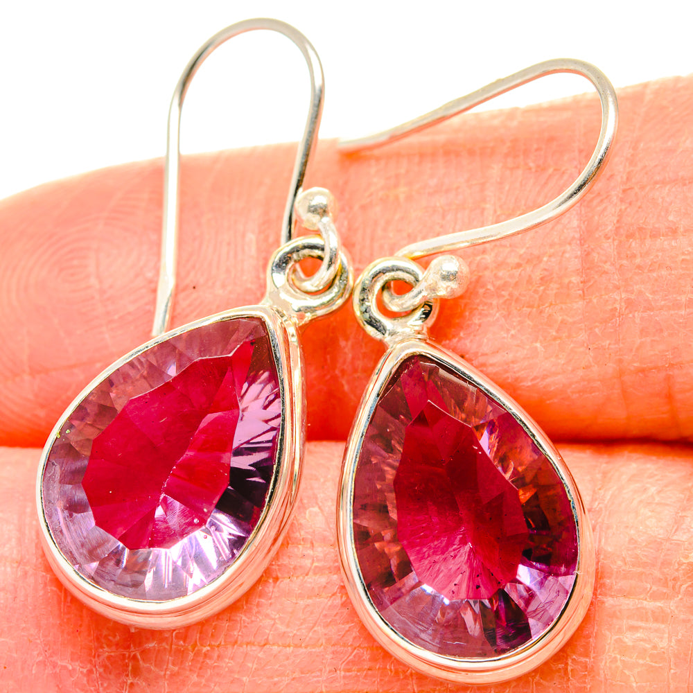 Color Change Alexandrite (Lab.) Earrings handcrafted by Anasilvercos - EARR430179