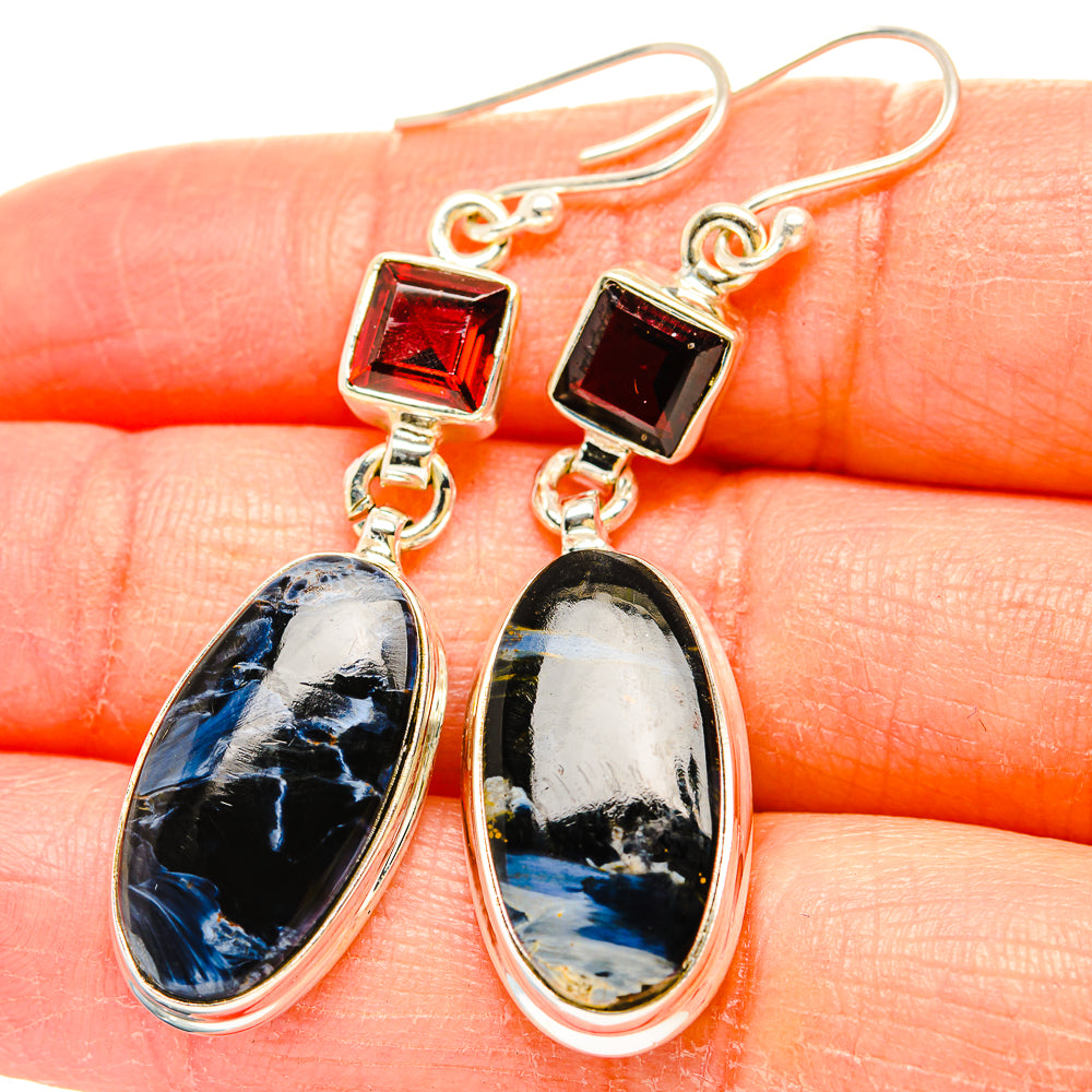 Pietersite Earrings handcrafted by Anasilvercos - EARR430182