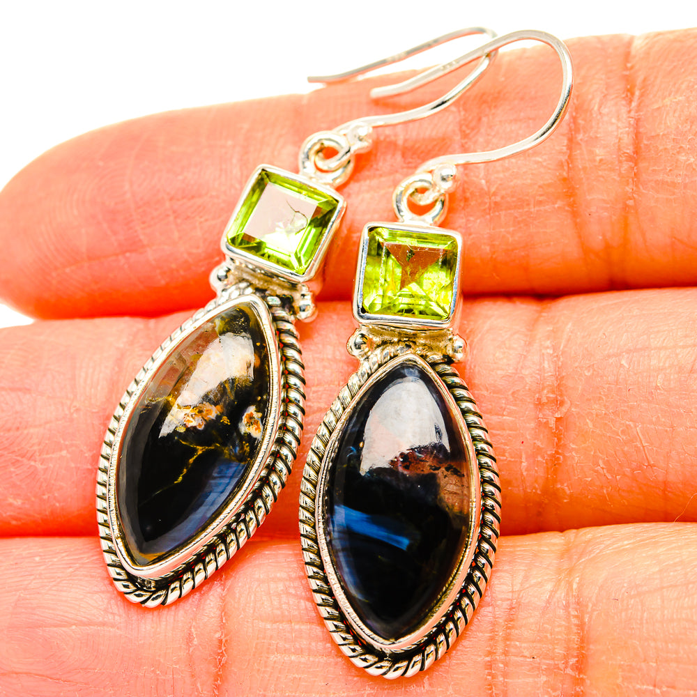 Pietersite Earrings handcrafted by Anasilvercos - EARR430201