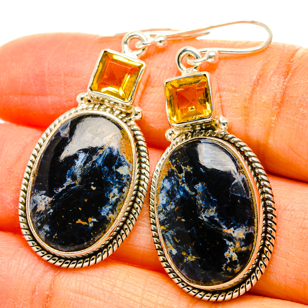 Pietersite Earrings handcrafted by Anasilvercos - EARR430226